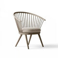 Silla gris con respaldo abierto de varillas, moderna y elegante, ideal para comedor o oficina, marca washablesofaco.